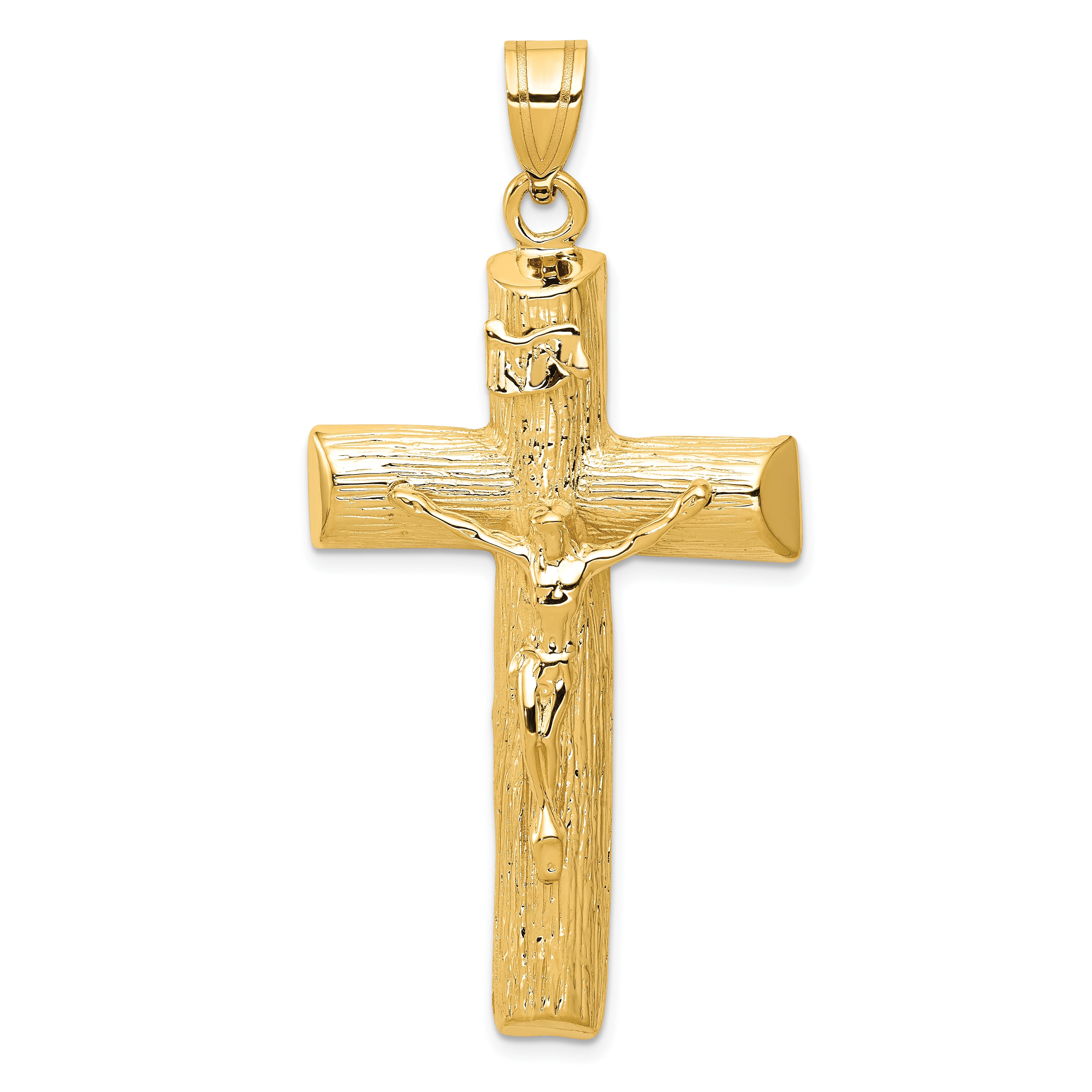 10k Crucifix Charm