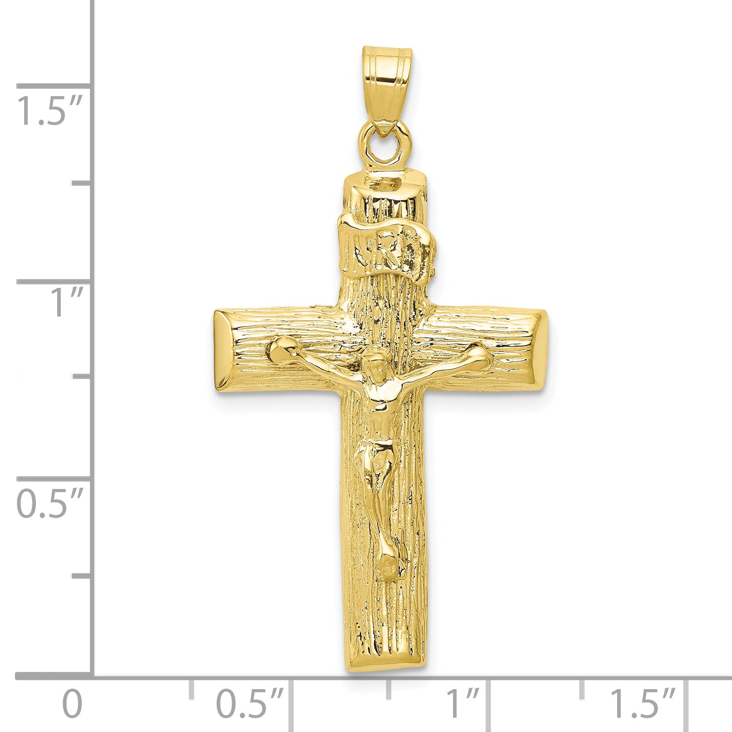 10k Crucifix Charm