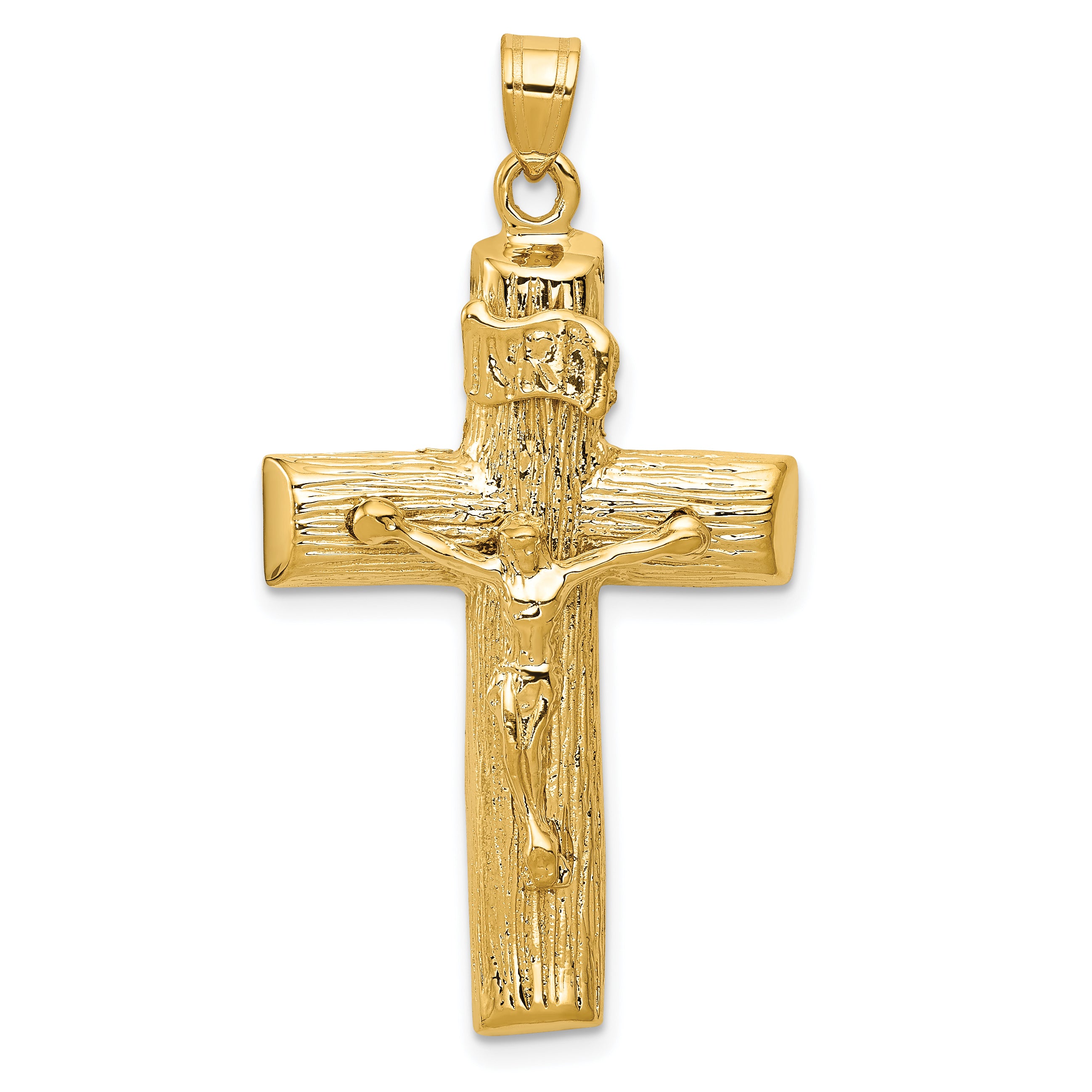 10k Crucifix Charm