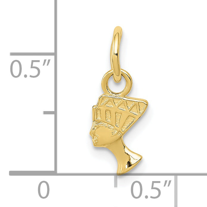 10k Nefertiti Charm