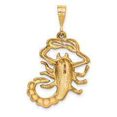 10k Scorpio Zodiac Charm