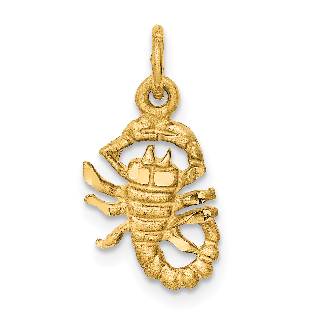 10k Scorpio Zodiac Charm