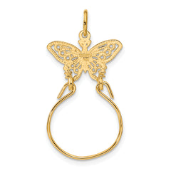 10k Butterfly Holder Charm