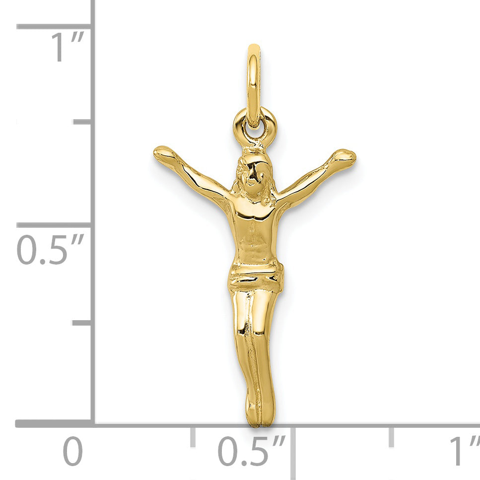 10k Crucifix Charm