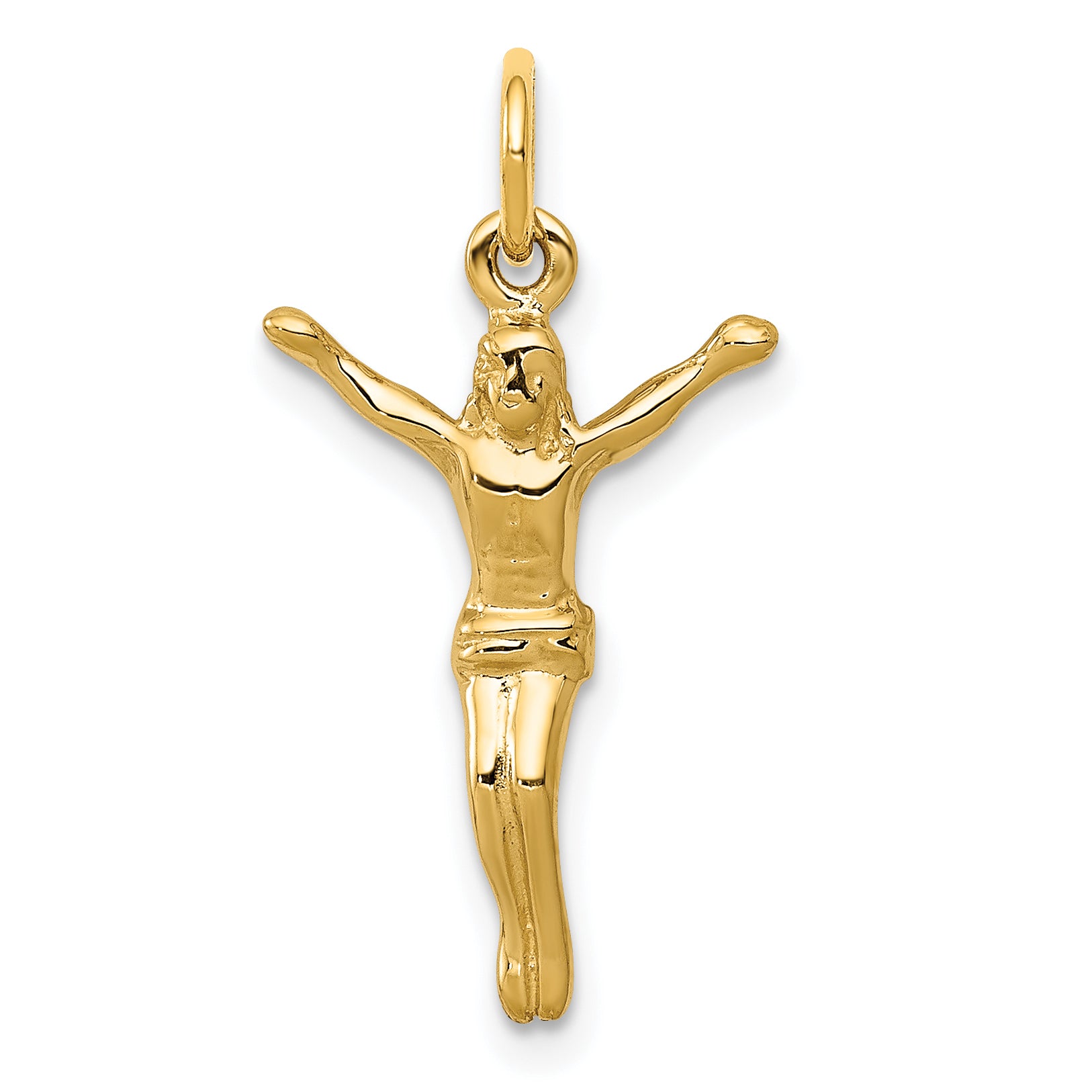 10k Crucifix Charm