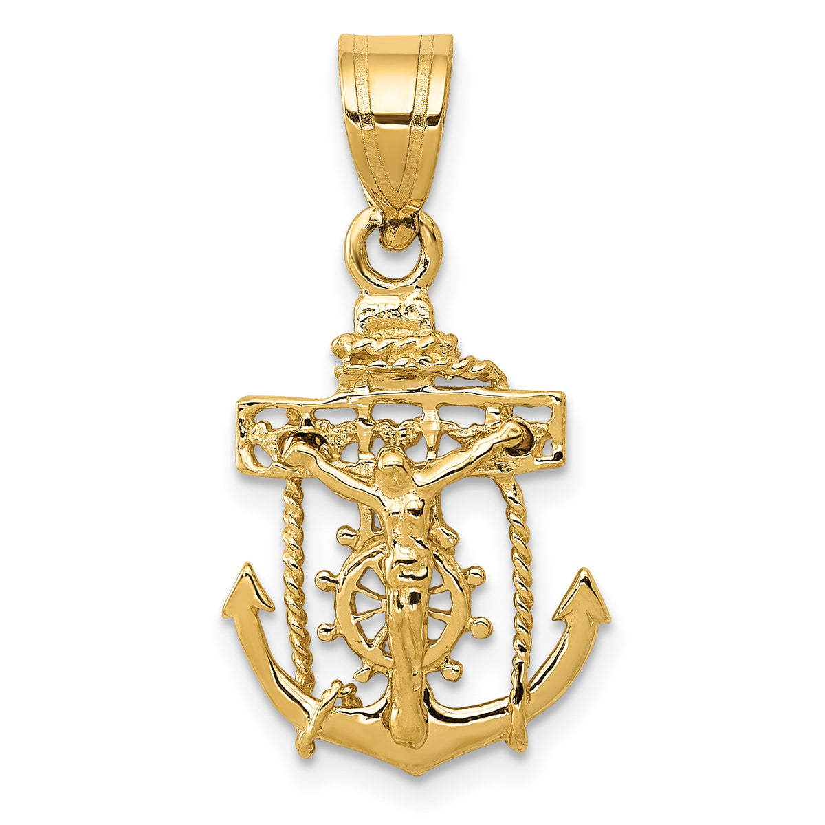 10k Mariners Cross Pendant