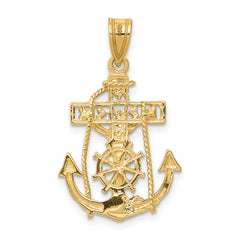 10k Mariners Cross Pendant