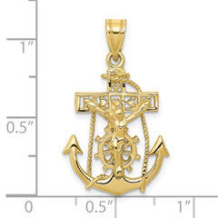 10k Mariners Cross Pendant