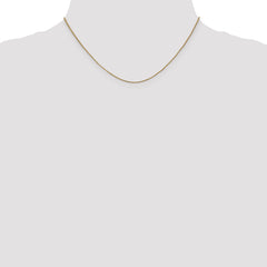 14K Rose Gold .8mm Spiga (Wheat) Chain