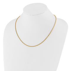 14K Adjustable 2mm D/C Rope Chain