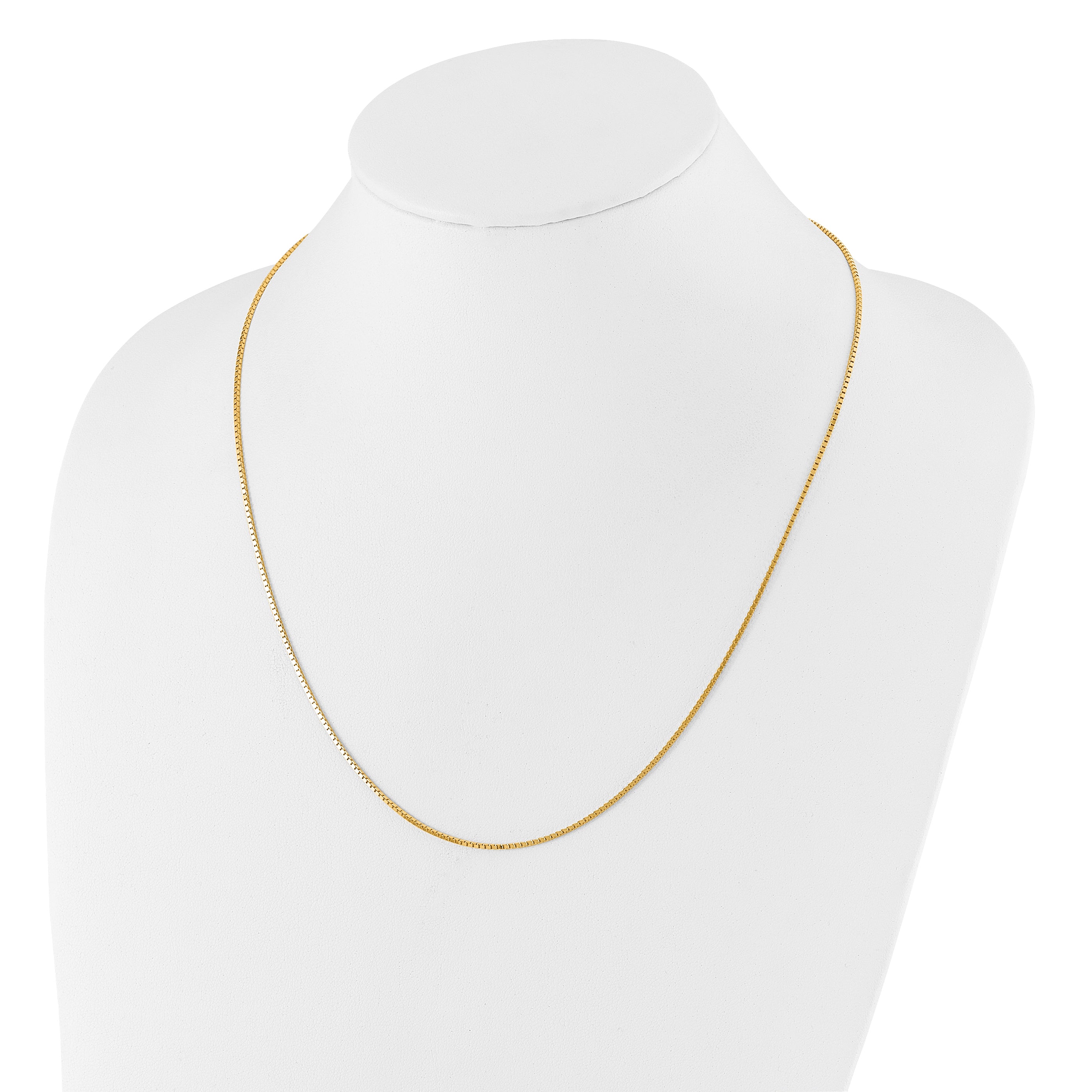 14K Adjustable 1.2mm Box Chain