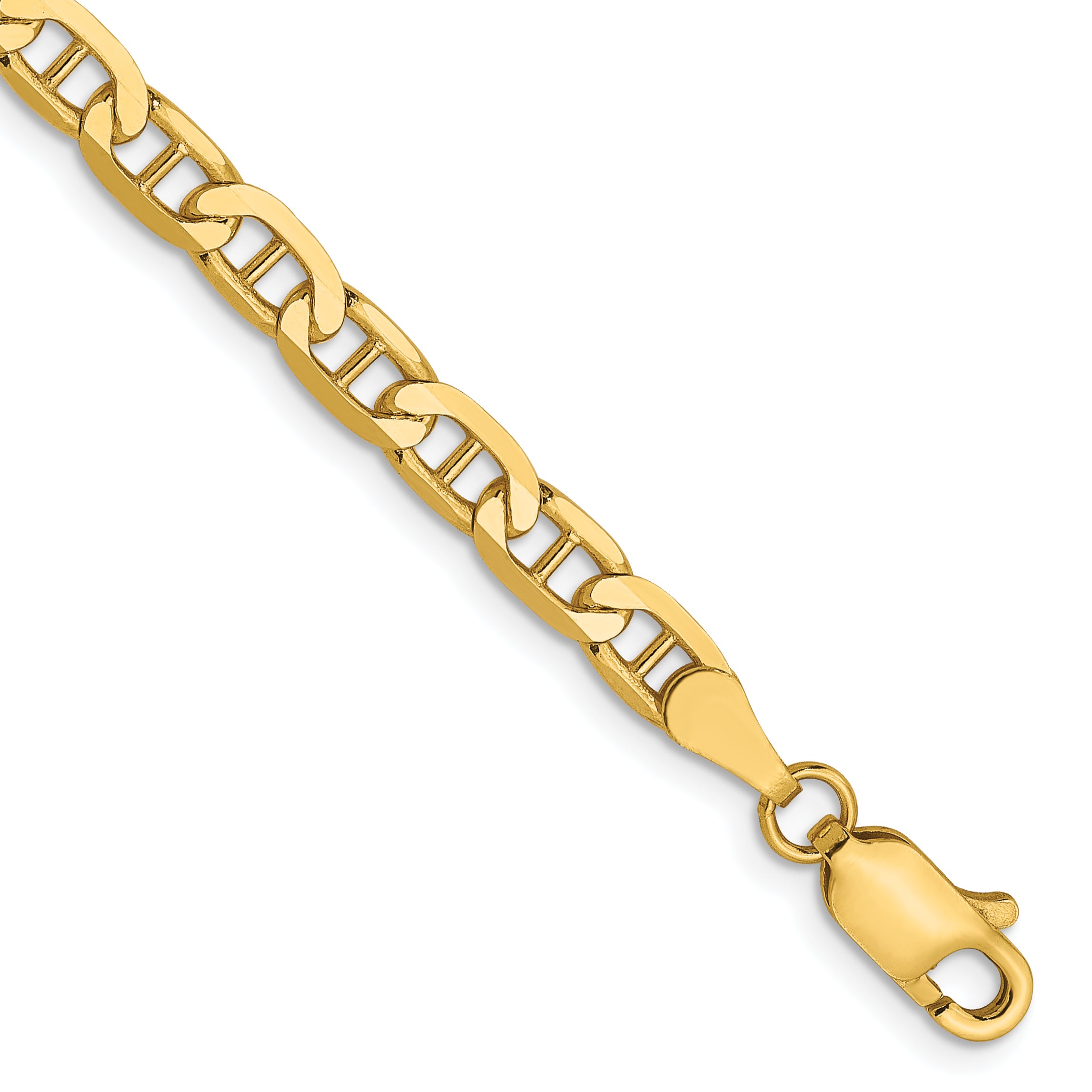 14K 3.75mm Concave Anchor Chain