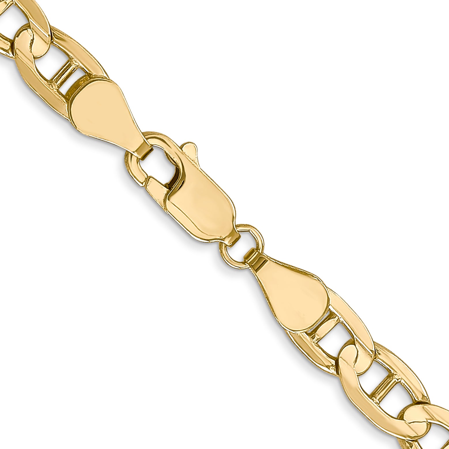 14K 5.25mm Concave Anchor Chain