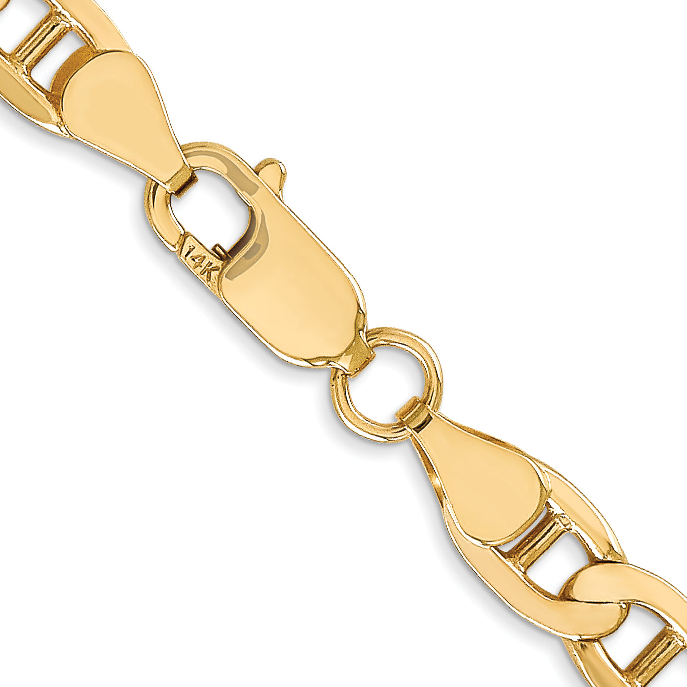 14K 6.25mm Concave Anchor Chain