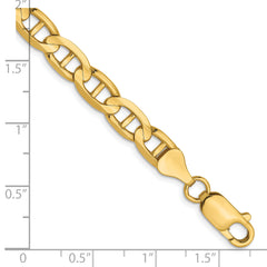 14K 6.25mm Concave Anchor Chain