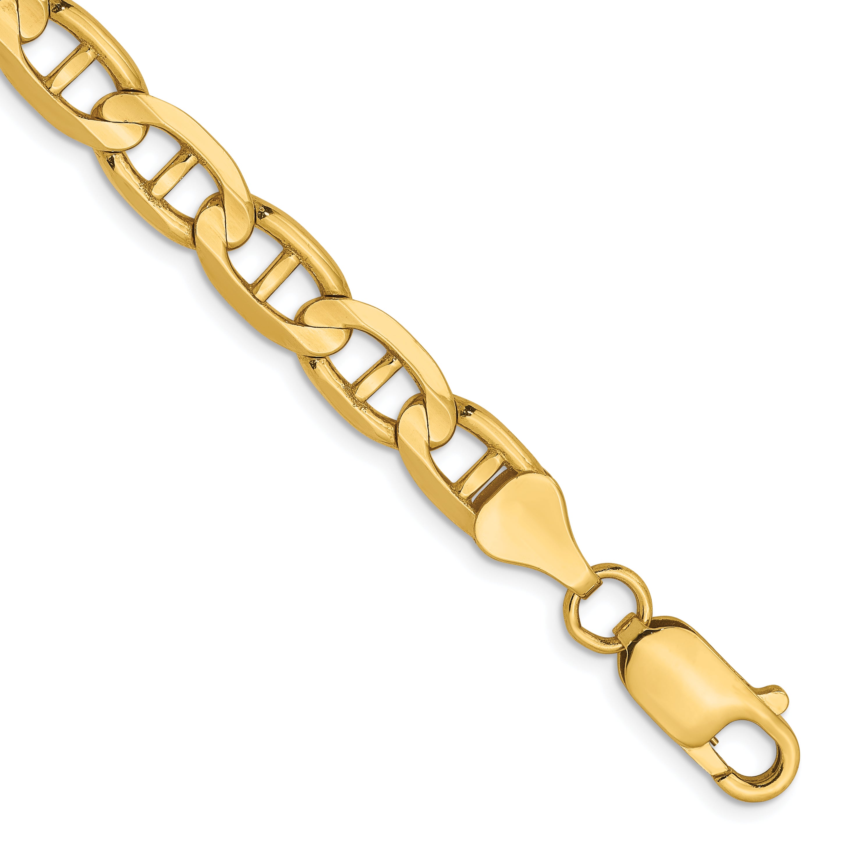 14K 6.25mm Concave Anchor Chain