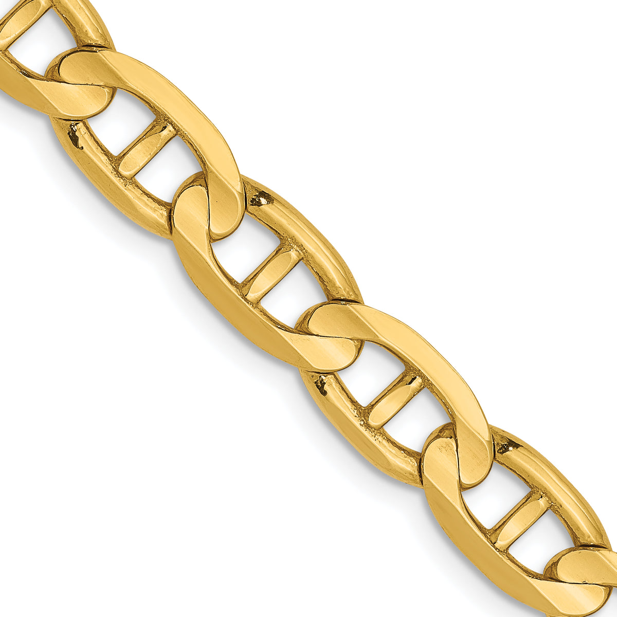 14K 6.25mm Concave Anchor Chain