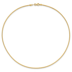 14K 1.5mm D/C Neckwire Necklace