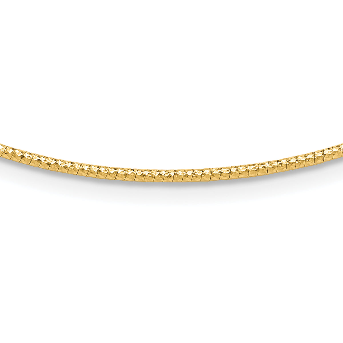 14K 1.5mm D/C Neckwire Necklace