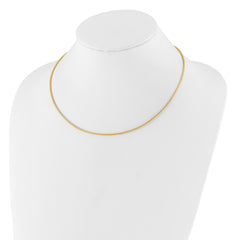 14K 1.5mm D/C Neckwire Necklace