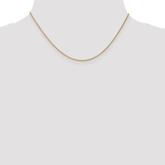 14K 1mm Spiga (Wheat) Chain