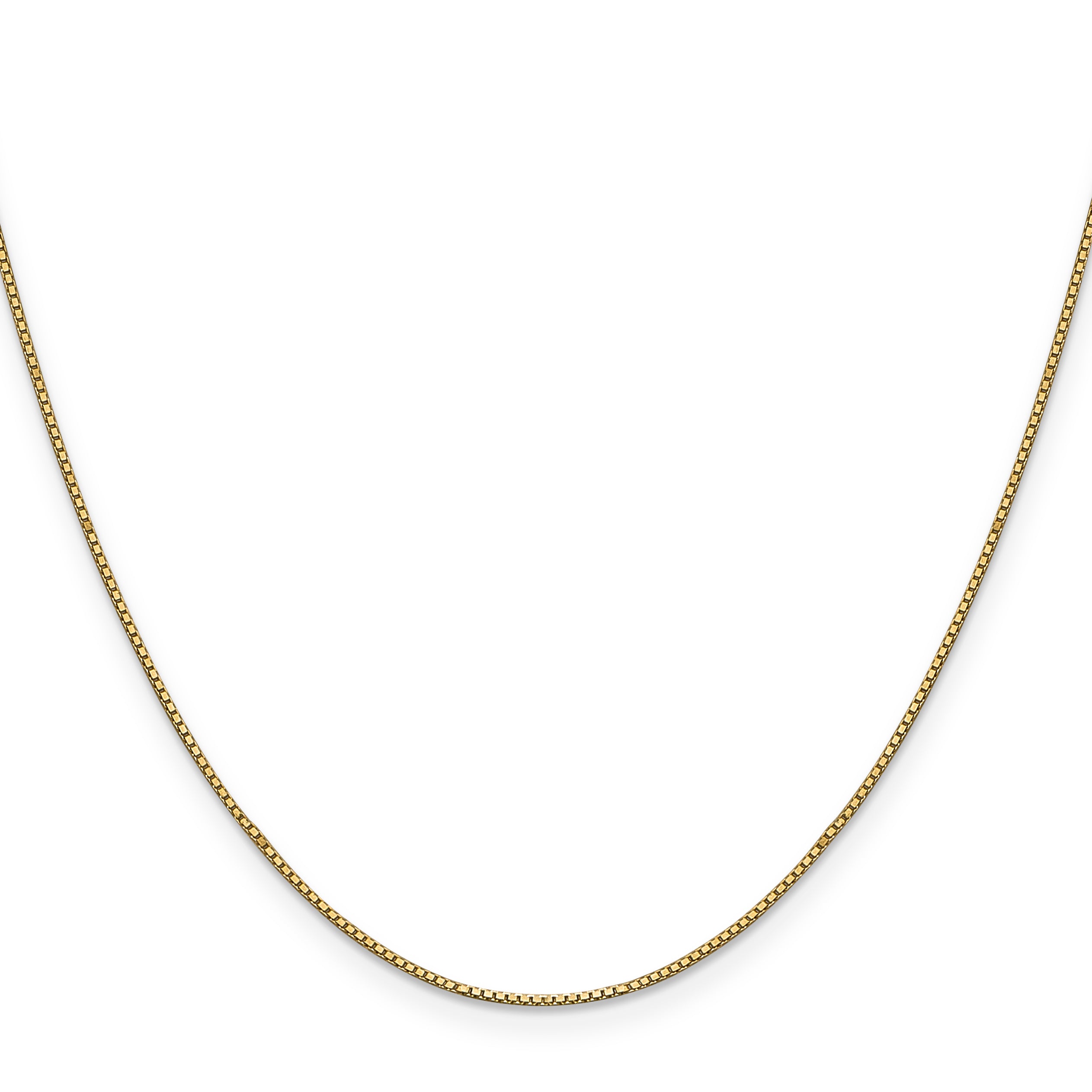 14K .9mm Box Chain