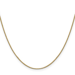 14K .9mm Box Chain