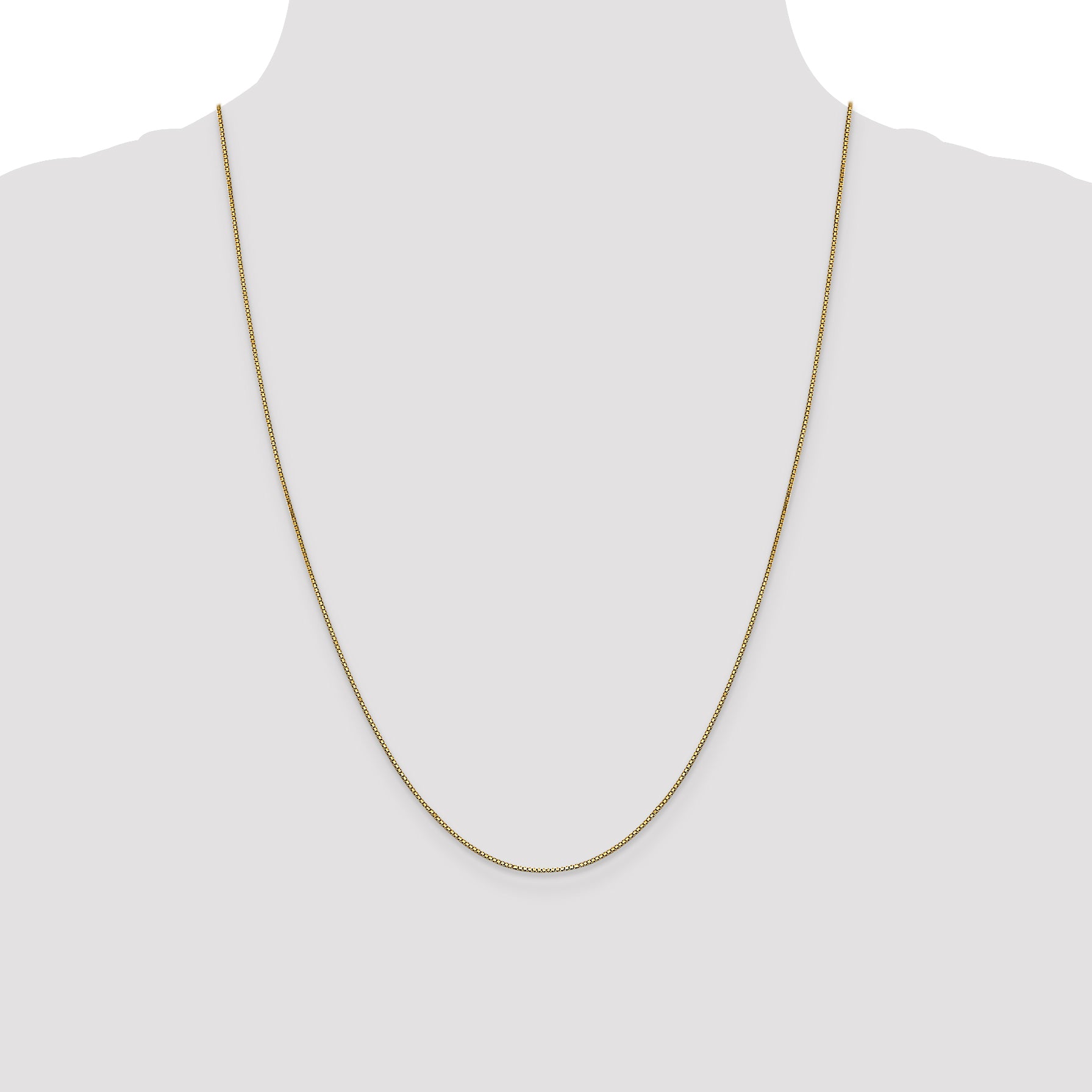 14K .9mm Box Chain