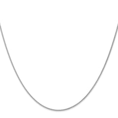 14K White Gold 1mm Spiga (Wheat) Chain