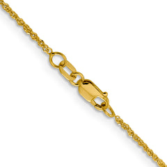 14K 1.3mm Sparkle Singapore Chain