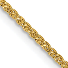 14K 1.2mm Spiga (Wheat) Chain