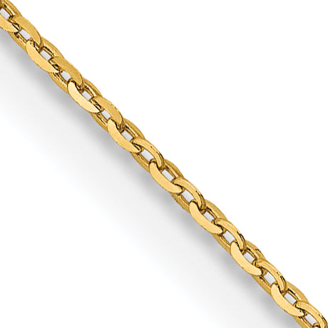 18K 1.15mm D/C Cable Chain