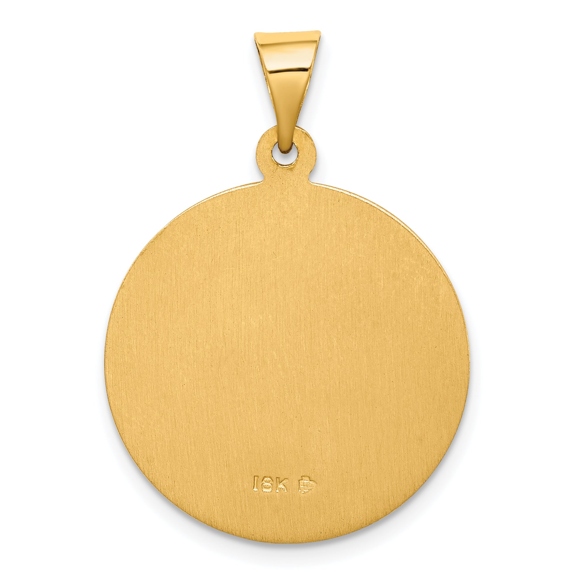 18k Saint Christopher Medal Pendant