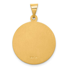 18k Saint Christopher Medal Pendant