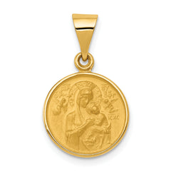 18k Our Lady of Perpetual Help Medal Pendant