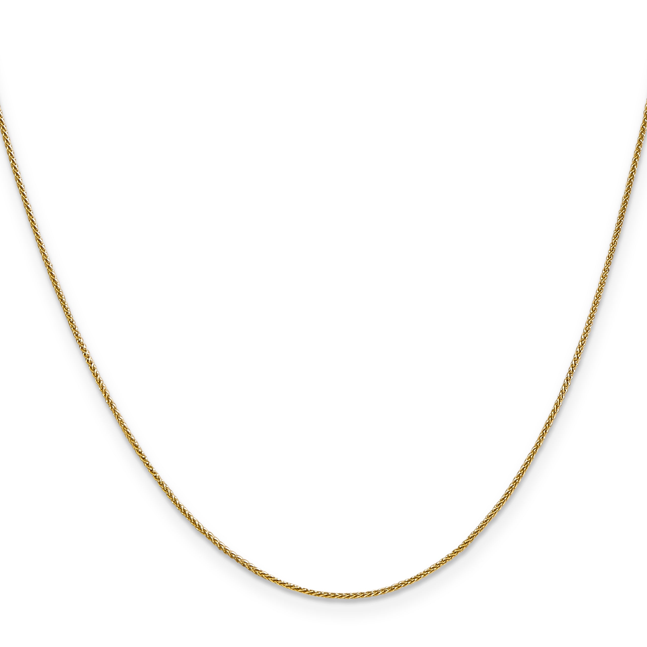 14K .8mm Spiga (Wheat) Chain