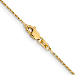 14K .8mm Spiga (Wheat) Chain