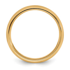 10k Yellow Gold 3mm Standard Weight Comfort Fit Wedding Band Size 4