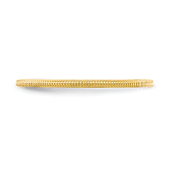 10K Yellow Gold 1.2mm Milgrain Stackable Band Size 4