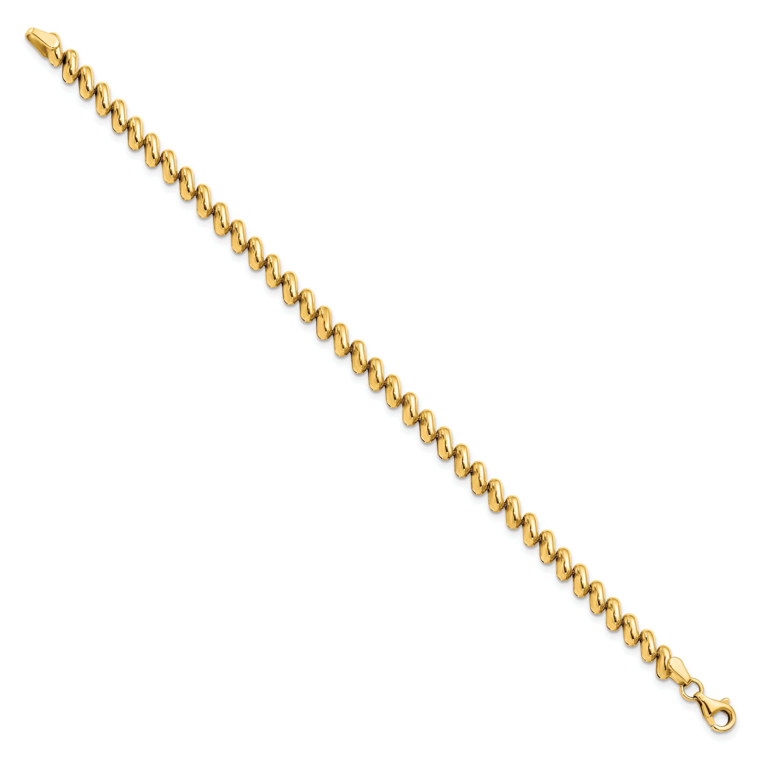 14K Polished Bracelet