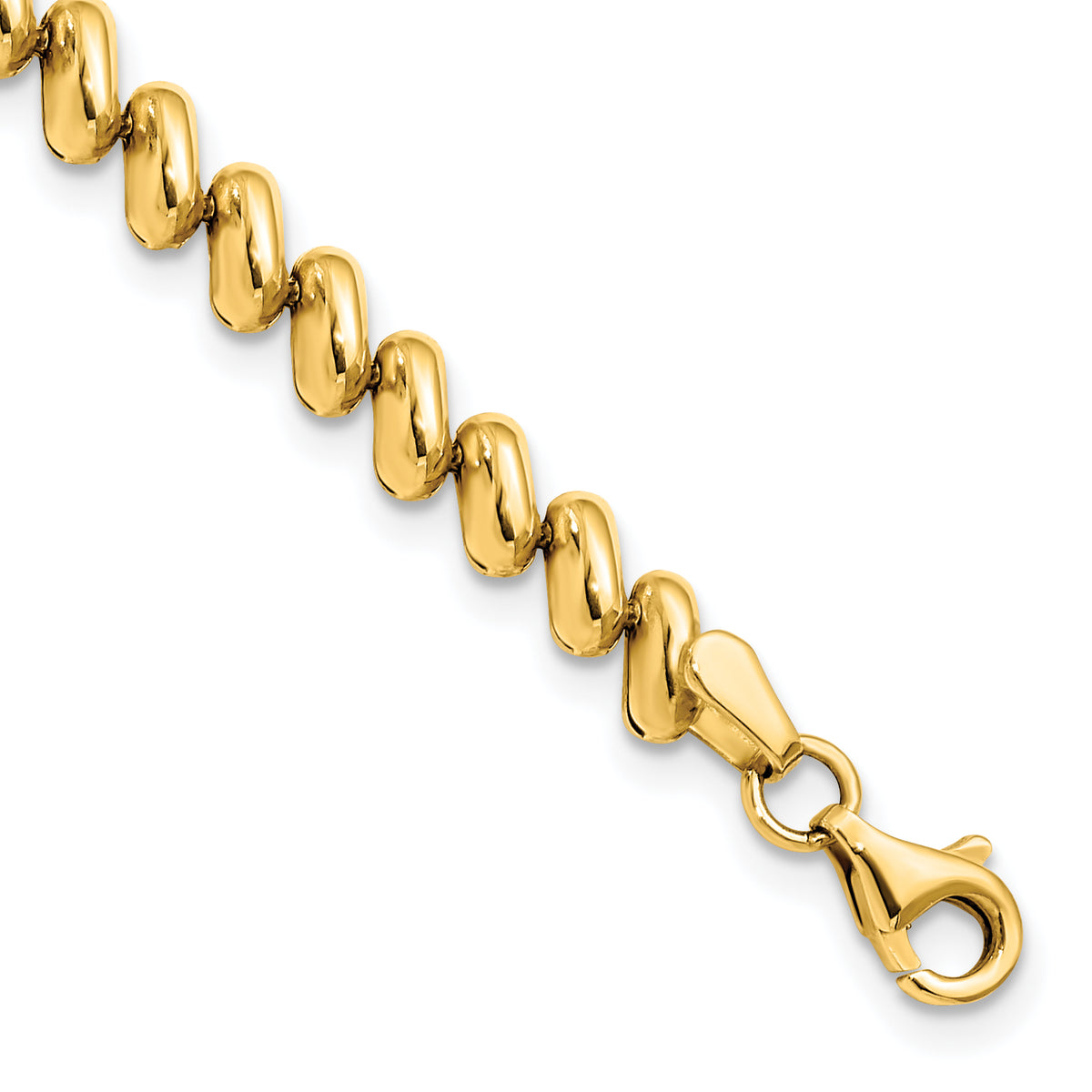 14K Polished Bracelet