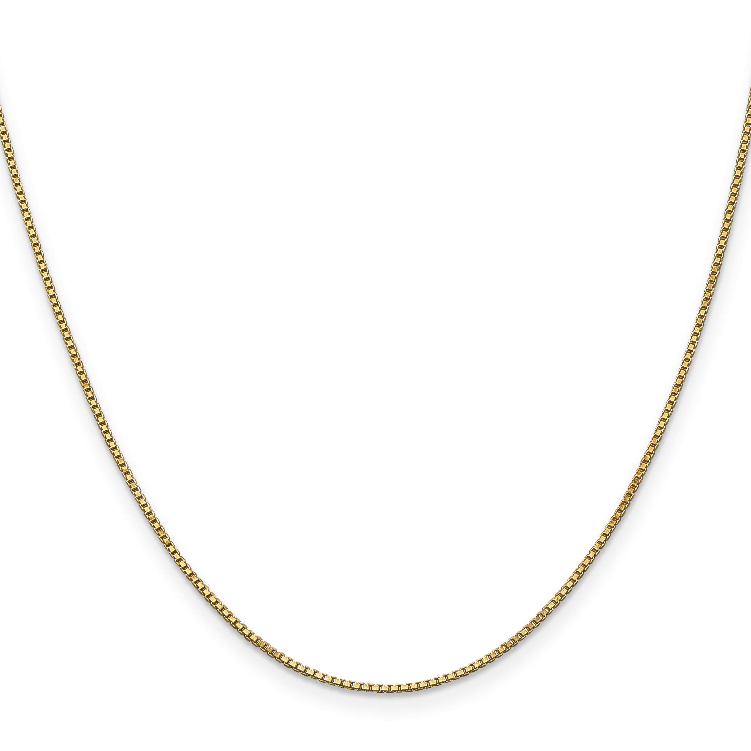 14K 1mm Box Chain