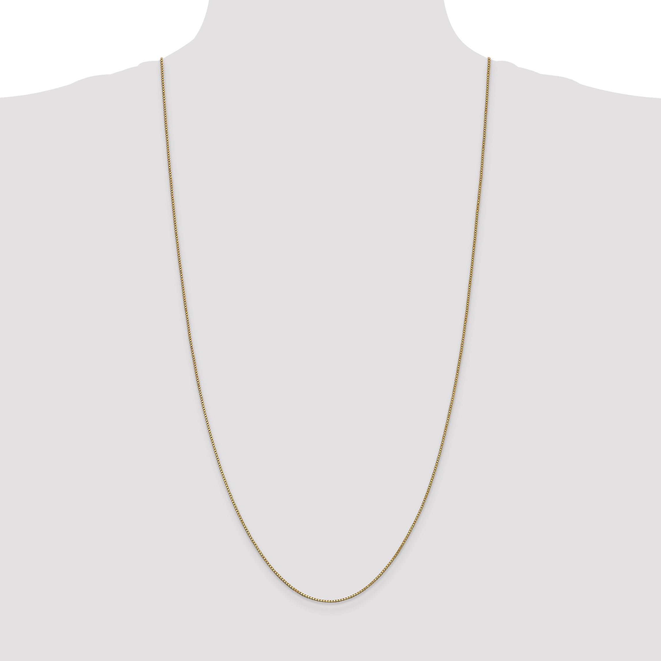 14K 1mm Box Chain