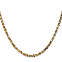 10K 3.5mm Diamond-Cut Rope Chain