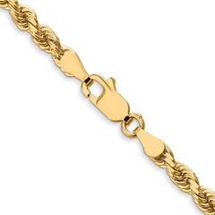 10K 3.5mm Diamond-Cut Rope Chain