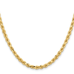 10K 4.25mm Diamond-Cut Rope Chain