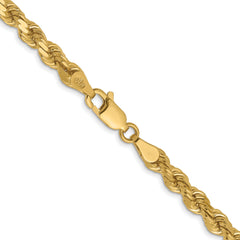 10K 4.25mm Diamond-Cut Rope Chain