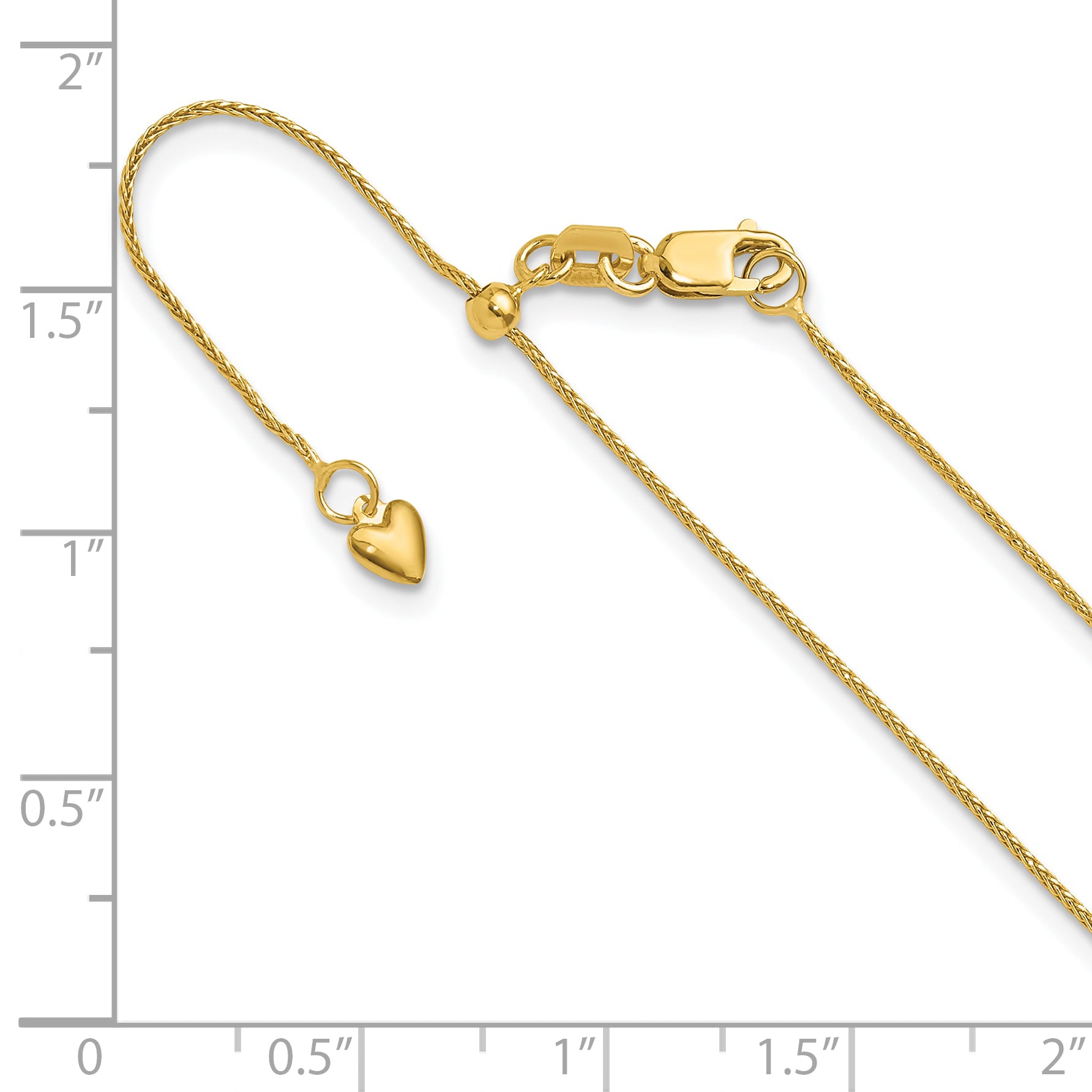 10k Adjustable .8mm D/C Wheat Chain