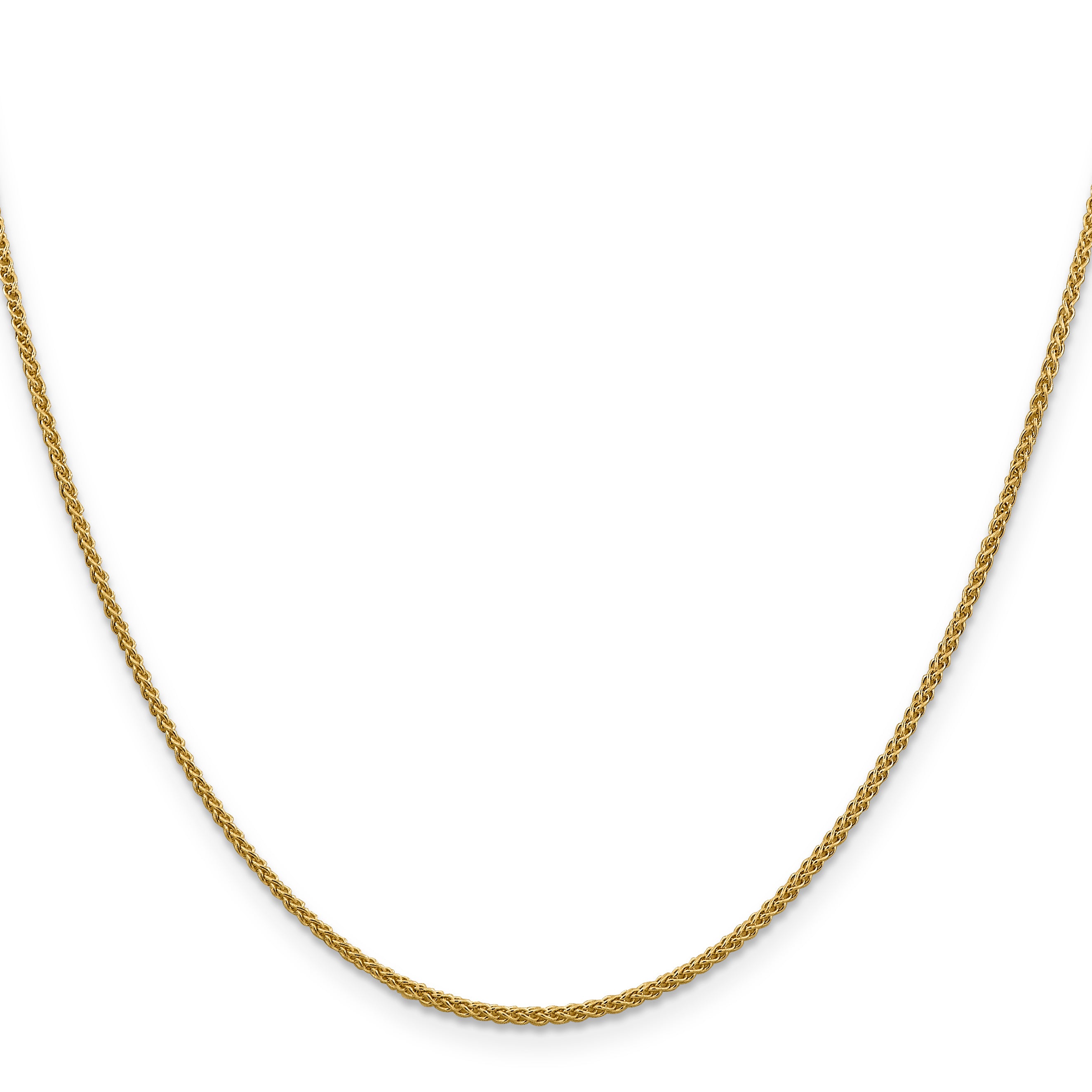 14K 1.5mm Spiga (Wheat) Chain