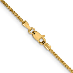 14K 1.5mm Spiga (Wheat) Chain